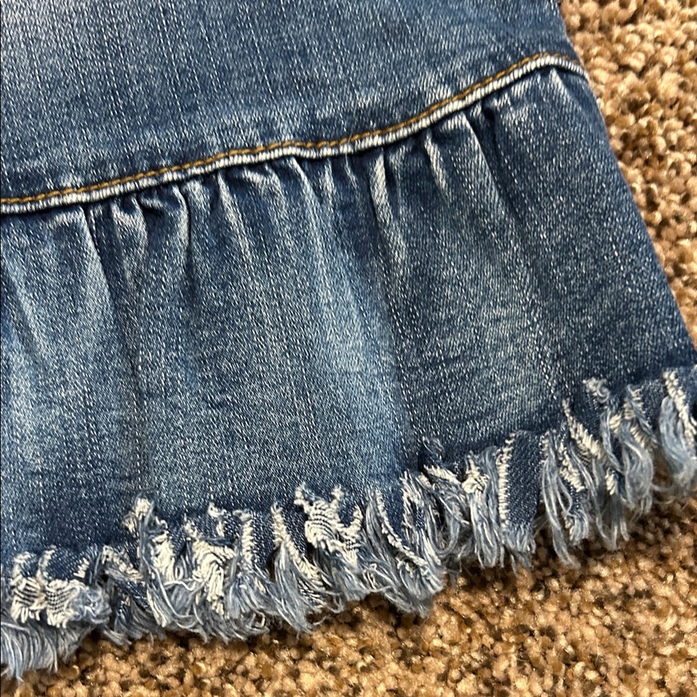 NWT Coco + Carmen Blue Denim Midi Skirt - Picture 7 of 9